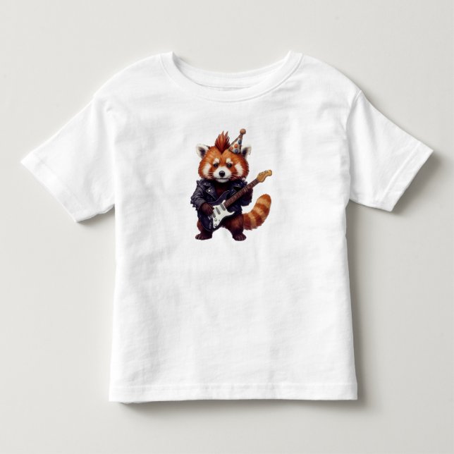 Red Panda Rocker T-Shirt (Vorderseite)