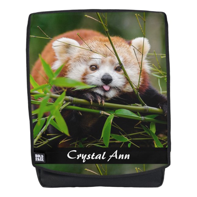 Red Panda Rucksack (Vorderseite)