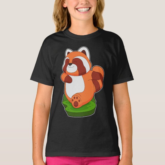 Red Panda Runner Sport T-Shirt (Vorderseite)