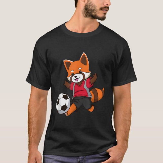 Red Panda Soccer T-Shirt (Vorderseite)