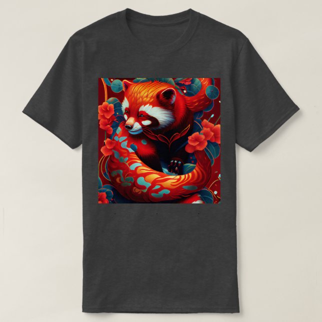 Red Panda Spirit Animal 2 T-Shirt (Design vorne)