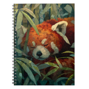 Red Panda Splash & Spa Tamboo Notizblock