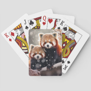 Red Panda Tierwelt Wilderness Kunst, Dichtung und Spielkarten
