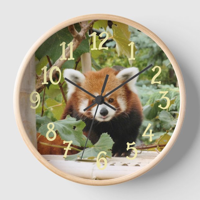 Red Panda Uhr (Vorderseite)