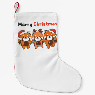 Red Panda Weihnachten Red Pandas Frohe Weihnachten Kleiner Weihnachtsstrumpf