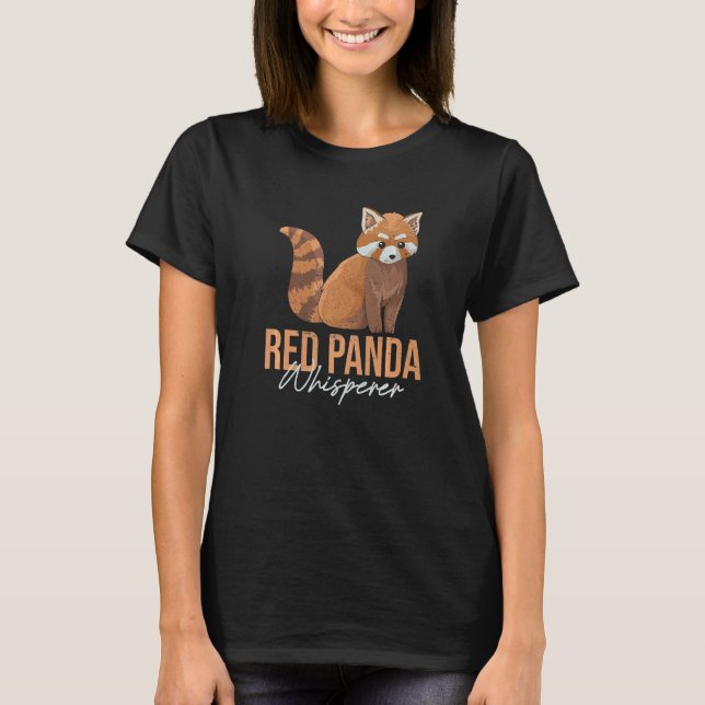 Red Panda Whisperer For A Red Panda Zoo Keeper T-Shirt (Vorderseite)
