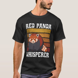 Red Panda Whisperer Wildlife Animal Zookeeper T-Shirt