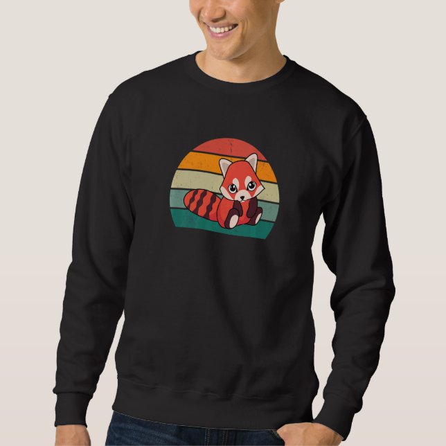 Red Pandas Bamboo Asia Red Panda Bear Panda Bears  Sweatshirt (Vorderseite)