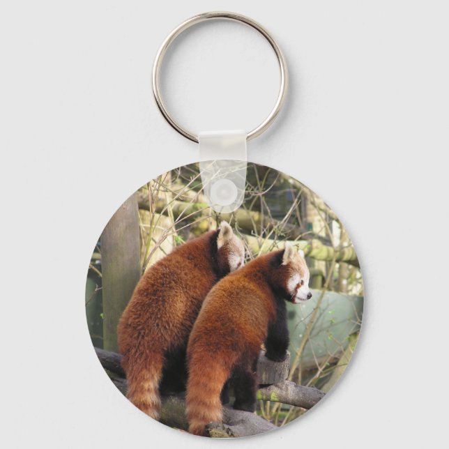 Red Pandas Schlüsselanhänger (Vorderseite)