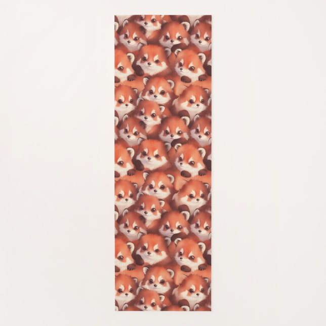 Red Pandas Yogamatte (Vorderseite)
