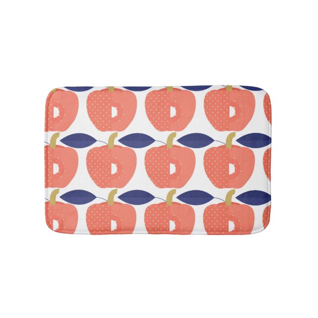 Red Paprika: Gewürze Inspiriert Nahtlos. Badematte (Vorderseite)