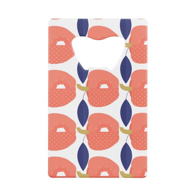 Red Paprika: Gewürze Inspiriert Nahtlos. Geldbeutel Flaschenöffner (Vorderseite)