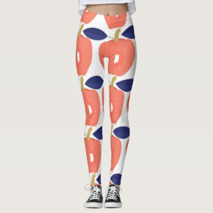 Red Paprika: Gewürze Inspiriert Nahtlos. Leggings