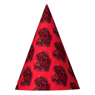 Red Party Hat Bulls laufen Starry Night Partyhütchen