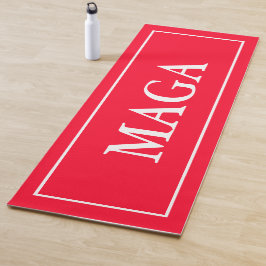 Red Patriotic MAGA Yoga Mat Yogamatte