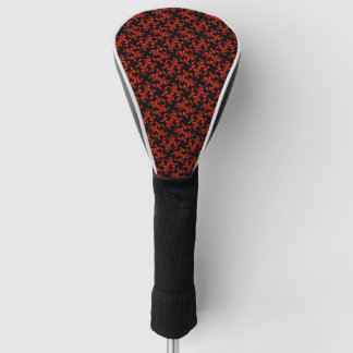 Red Pattern Golf Club Headcover – Stylish & Protec
