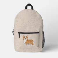 Red Pembroke Welsh Corgi Niedlich Dog Illustration