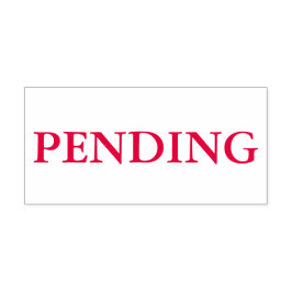 Red Pending Permastempel