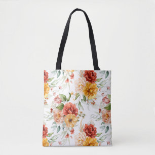 Red Peony Blume Bouquet Pattern