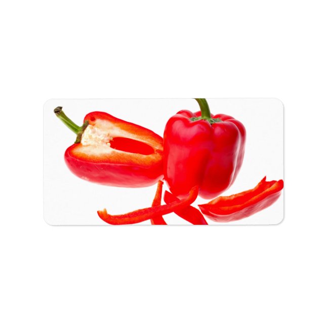 Red Pepper Adressaufkleber (Vorne)