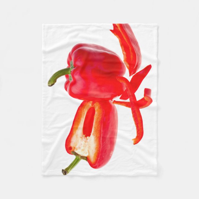 Red Pepper Fleecedecke (Vorderseite)