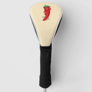 Red Pepper Gezeichnet Custom Golf Headcover