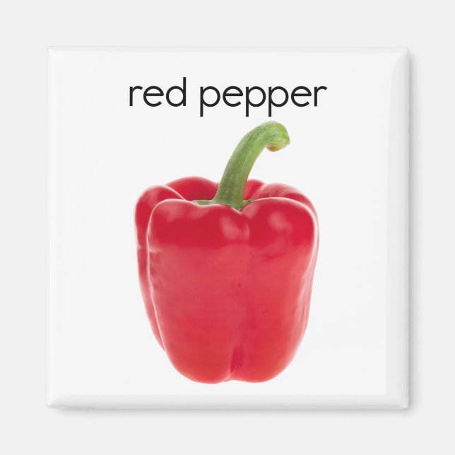 Red Pepper Kühlschrank Magnet (Vorne)