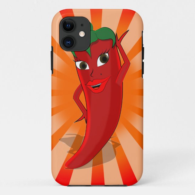Red Pepper Superstar Case-Mate iPhone Hülle (Rückseite)