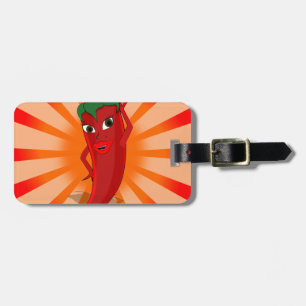 Red Pepper Superstar Gepäckanhänger
