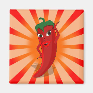 Red Pepper Superstar Magnet