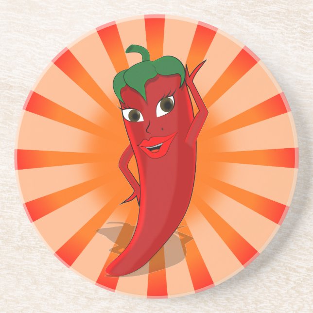 Red Pepper Superstar Untersetzer (Vorne)