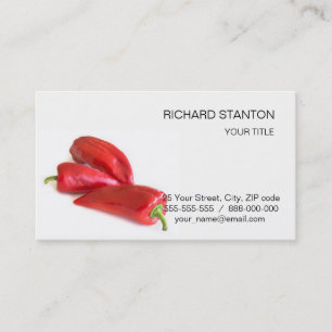 Red Pepper Visitenkarte