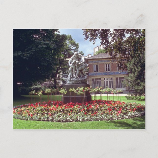 Red ?pernay, Champagne Region, Frankreich Blume Postkarte (Vorderseite)