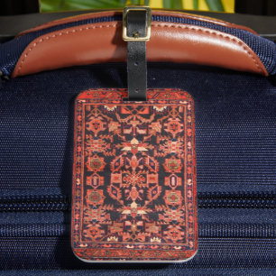 Red Persian AntiAsian Oriental Vintag Türkisch Gepäckanhänger