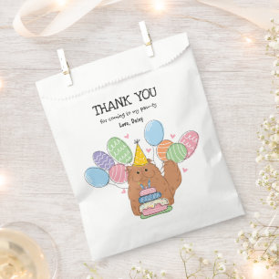 Red Persian Cat Birthday Vielen Dank für Ihre Unte Geschenktütchen