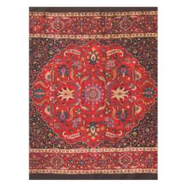 Red Persian Rug aus Mashhad Tischdecke