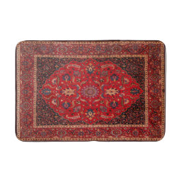 Red Persian Rug from Mashhad Bath Mat Badematte