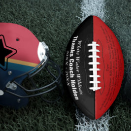 Red Personalisiert Coaches Name Teammitglieder Jah Football