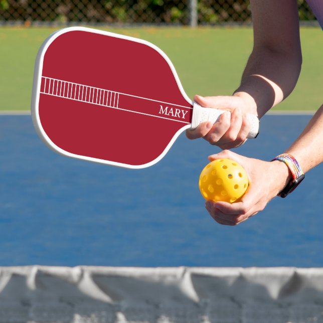 Red Personalisiert Pickleball Paddle (InSitu)