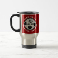 Red Personalisiert Soccer Tasse für Spieler und Tr