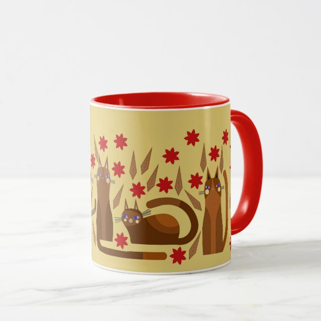 RED PET CAT-TASSE TASSE (VorderseiteRechts)