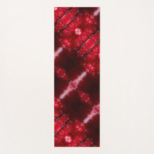 Red Petunia Ikat Yogamatte