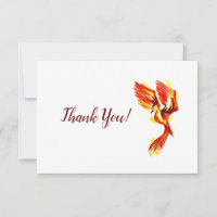 Red Phoenix Danke-Karte