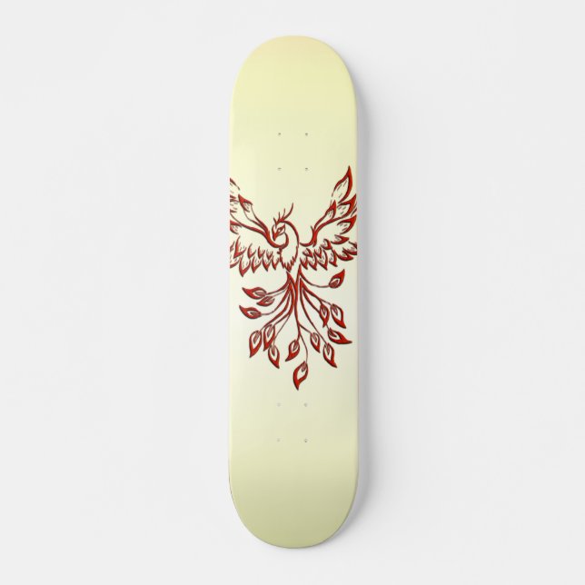 Red Phoenix Erhöhungen Skateboard (Vorne)