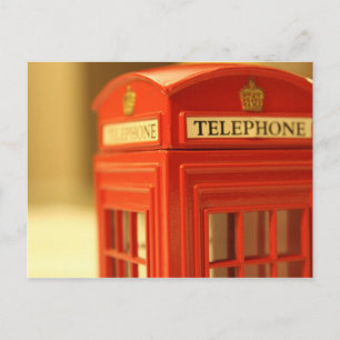 Red Phone Booth Postkarte