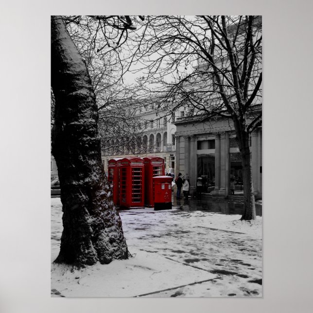 Red Phone Boxes Poster (Vorne)