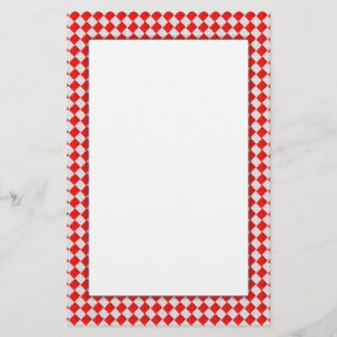 Red Picnic Table Briefpapier
