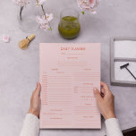 Red Pink Daily Planer & Tracker Notizblock<br><div class="desc">Organisieren Sie Ihren Tag mit diesem täglich roten und rosa Planer Notizblock. Verfolgen Sie Aufgaben,  Wasseraufnahme,  Mahlzeiten,  Bewegung,  Dankbarkeit und finanzieren Sie alles an einem Ort.</div>