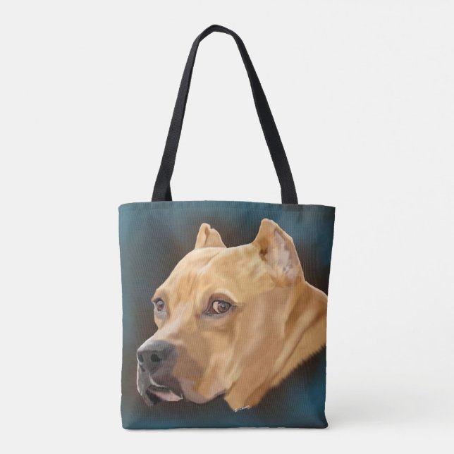 Red Pitbull Terrier (Rückseite)