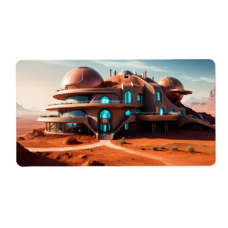 Red Planet Mansion - AI Futuristic Wüste Villa